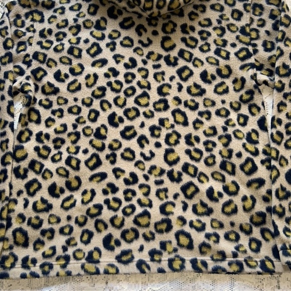 Urban Outfitters‎ | Men’s Fleece Hoodie Animal Print with Pockets Brown/Gold M - Picture 14 of 15